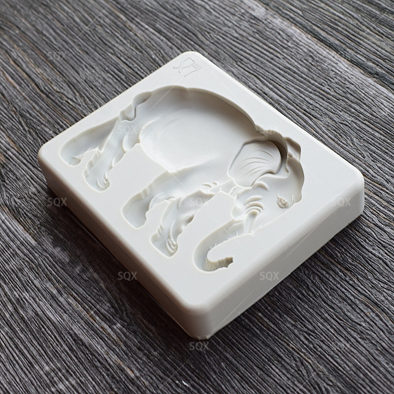 【happy one】Series Elephant Cooking Fondant Baking Molds,Moule Silicone,Cake Decorating Tools Tools MR62. 