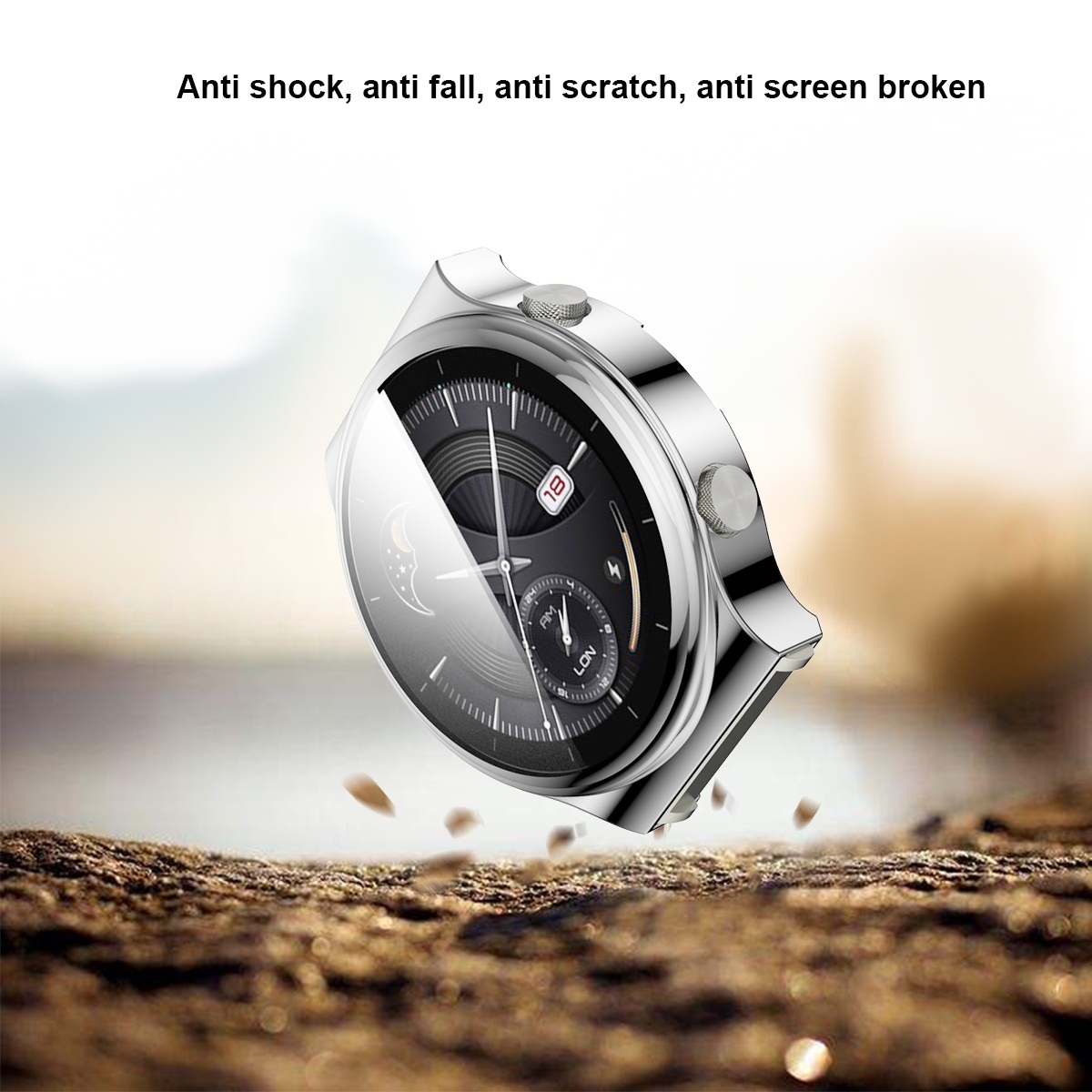 For Huawei Watch GT 2 Pro Full Coverage TPU Protective Case Cover. 