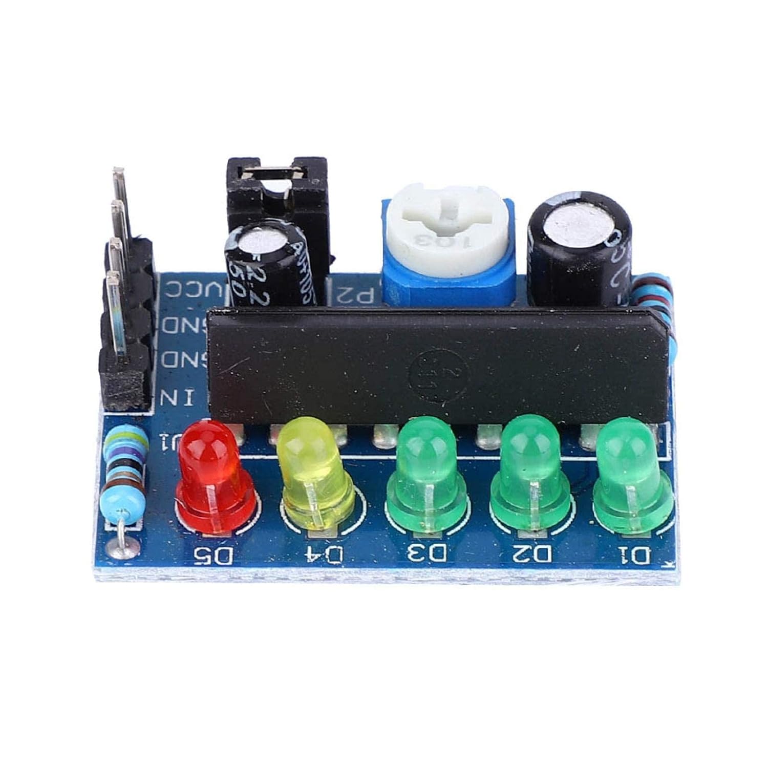 KA2284 Power & Audio Level Indicator Module KA2284 Power Level Indicator Battery Indicator Pro Audio Level Indicator Module KA2284 Sound Level Indicator 3.5V-12V LED Battery Indicator Adapters. 