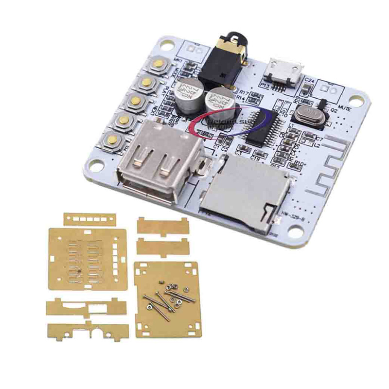 Bluetooth Audio Receiver board with USB TF card Slot decoding playback output A7-004 5V 2.1  Stereo Music Module