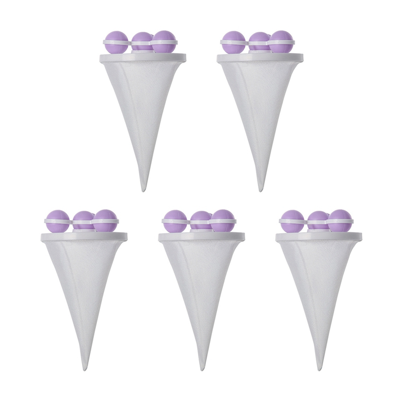 Washing Machine Hair Filter Cleaning Mesh Bag,Purple