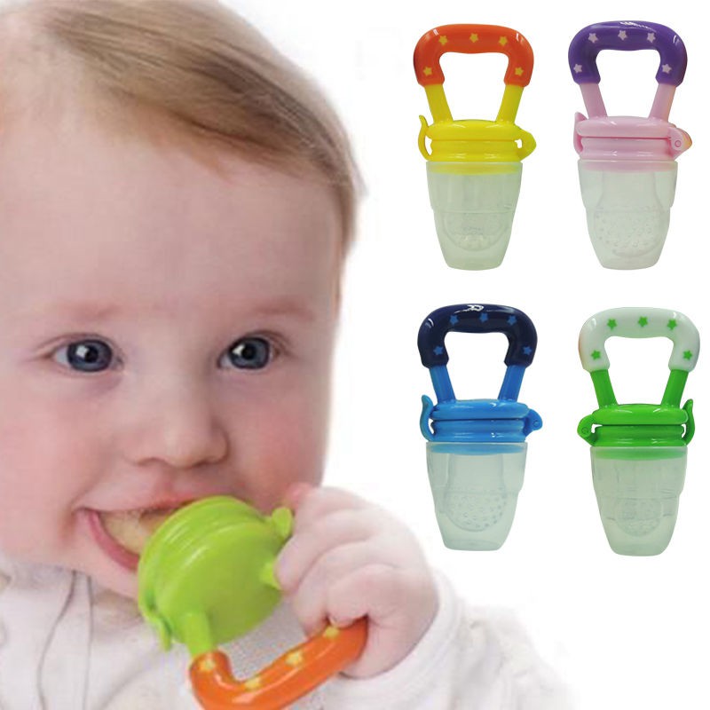 Fruit Feeder Pacifier Baby Teething Toy Teether - Multi-color