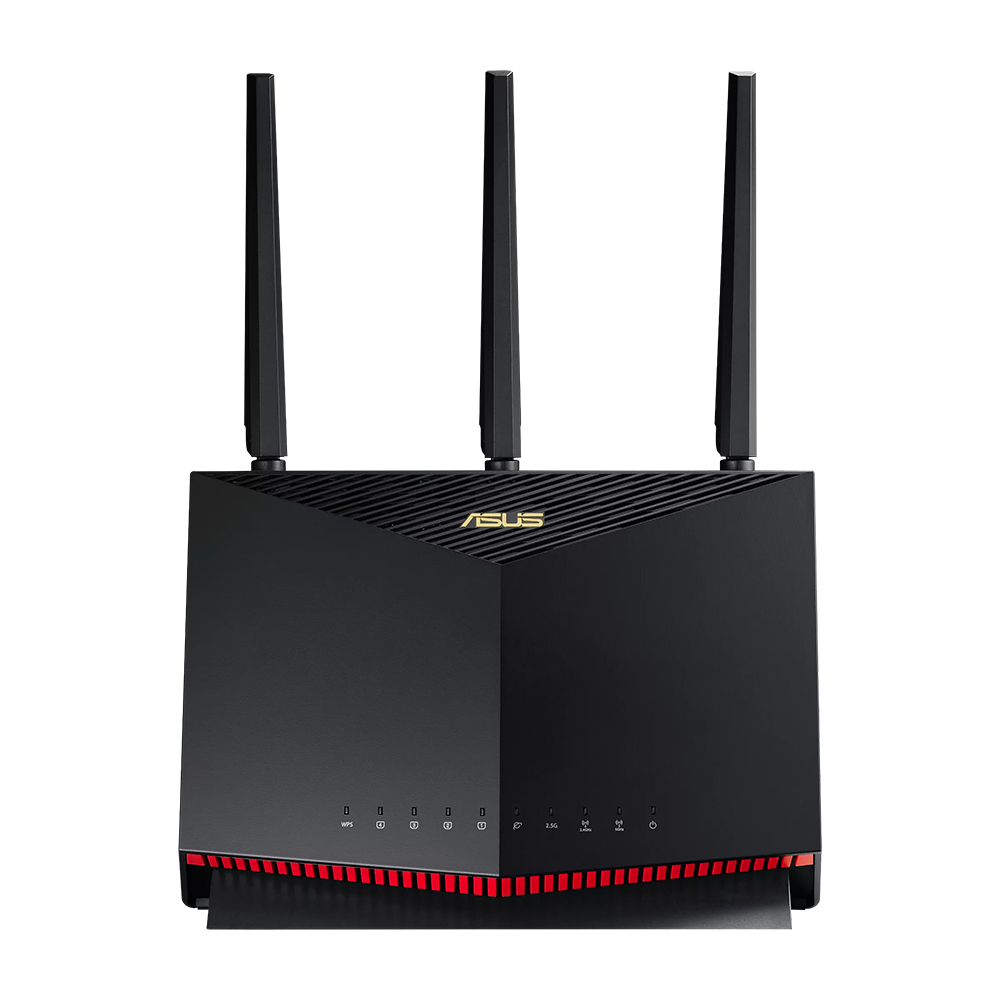 ASUS RT-AX86U Pro AX5700 Dual Band Wi-Fi 6 Gaming Router, PS5 compatible, Mobile Game Mode, Enhanced Network Security with AiProtection Pro and Instant Guard Sharable Secure VPN, Upgraded Parental Controls, 2.5G Port, Gaming Port, Adaptive QoS, Port Forwa. 