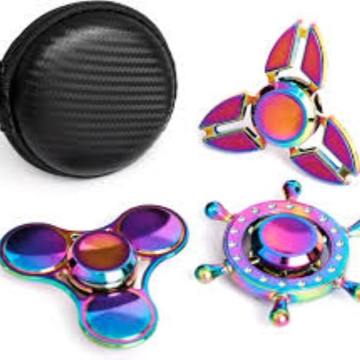 Spiderman Fidget Spinner - Black. 