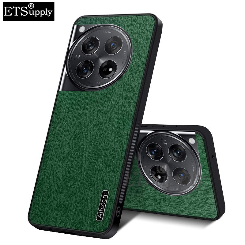 Phone case OnePlus 12 Wood Texture Canvas Hrad Shockproof Back cover OnePlus 12 Case. 