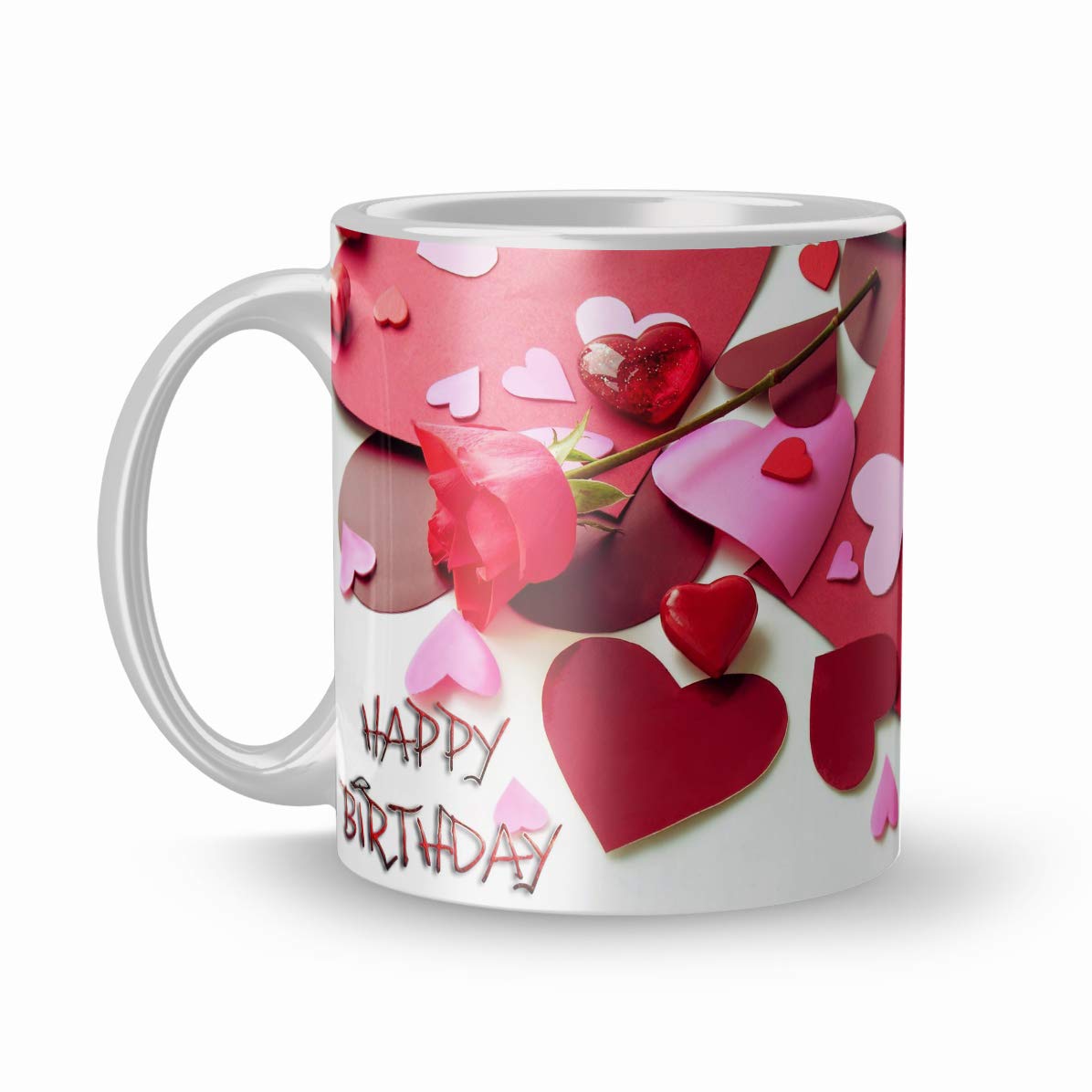 White Ceramic Chaina Mug Print with Photo. with FREE delivery.