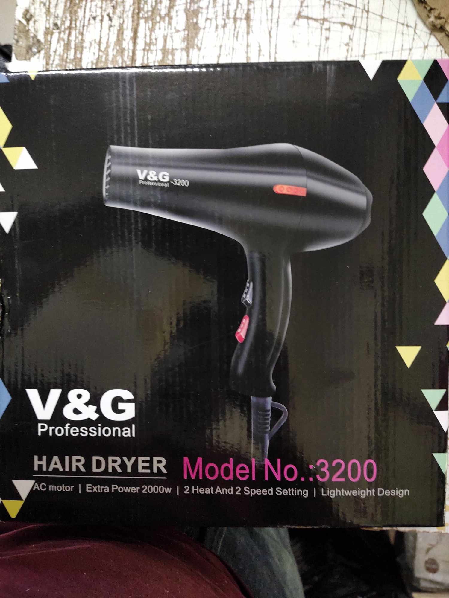 V&G Professional Hair Dryer 3100 and 3200 Hot and Cold