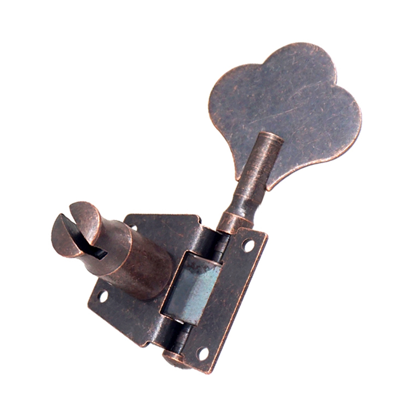 Guitar Vintage Open Bass Guitar Tuning Key Pegs Machine Heads Tuner 4R for 4 Strings Bass Red Bronze. 