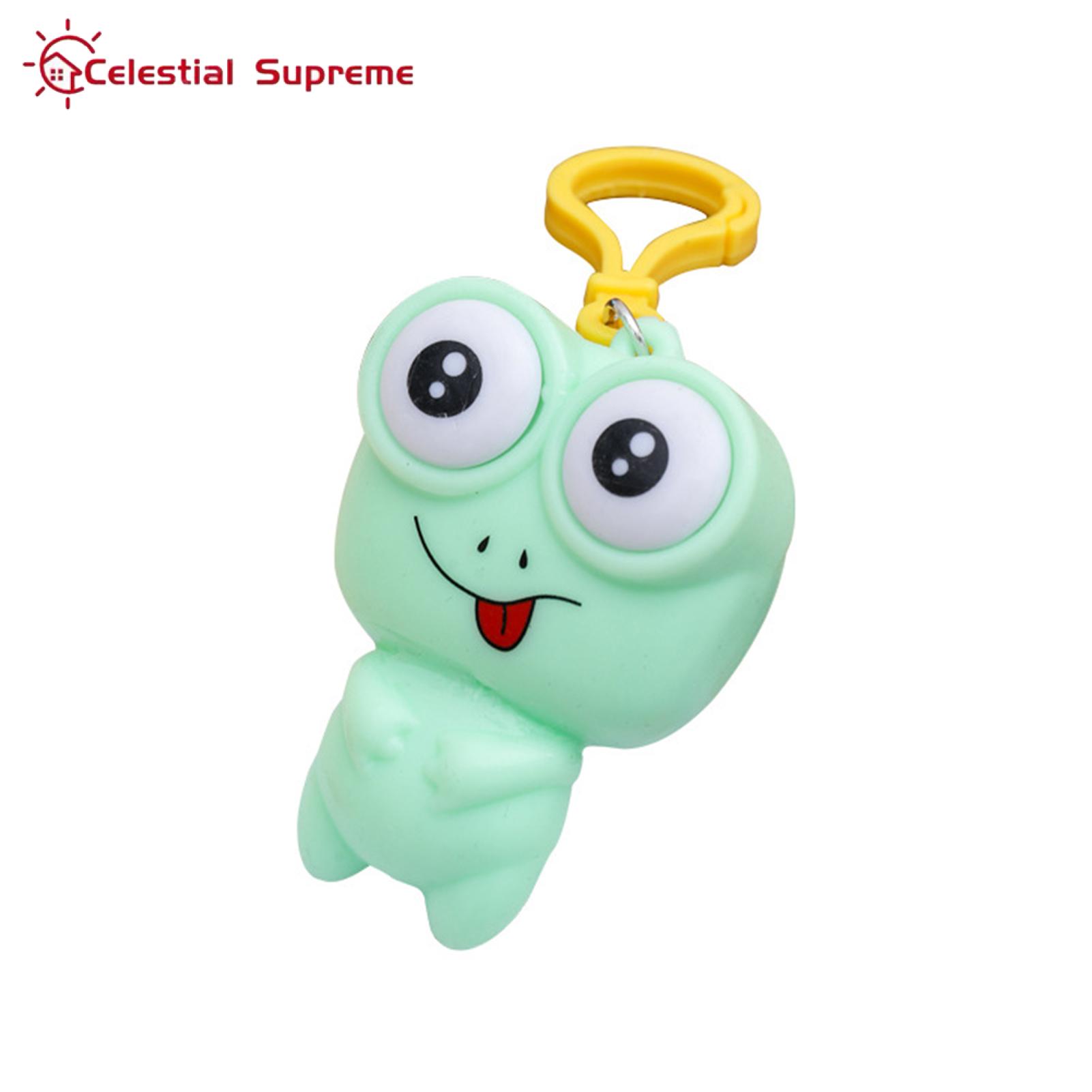 Eye Popping Toy Pinch Doll Squeezing Eye Popping Frog Decompression
