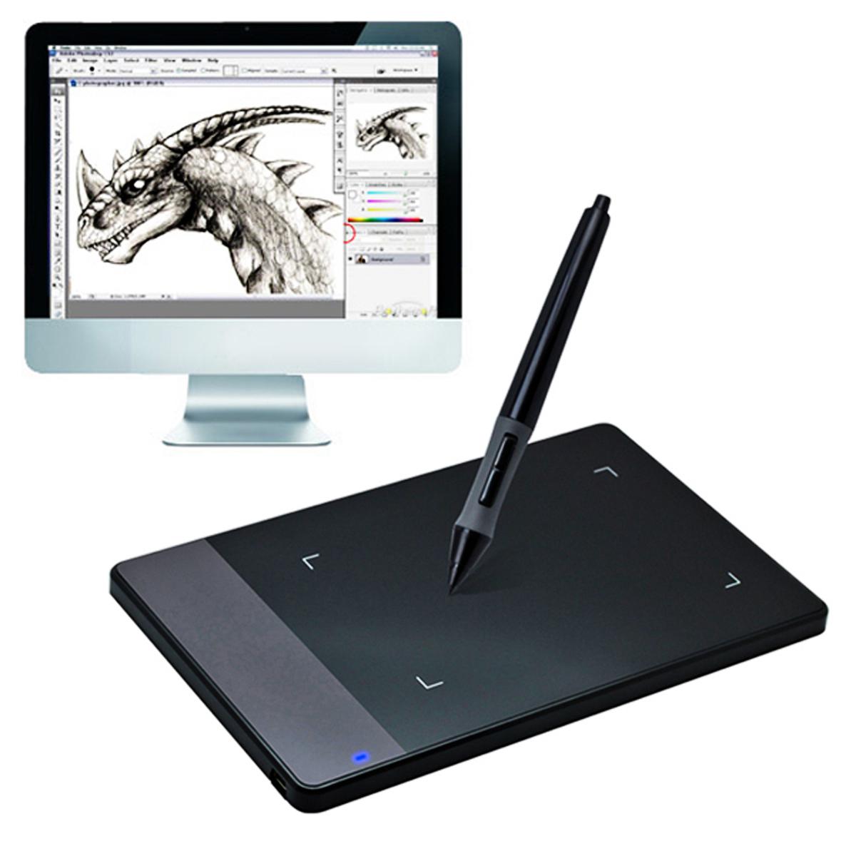 HUION 420 Portable 4.0 x 2.23 inch 4000LPI Stylus Digital Signature Board with Digital Pen