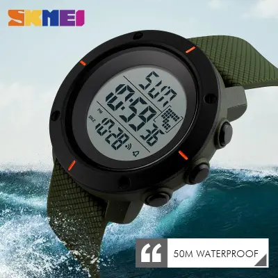 SKMEI Men Sport Watch Countdown Digital Watches Double Time Alarm