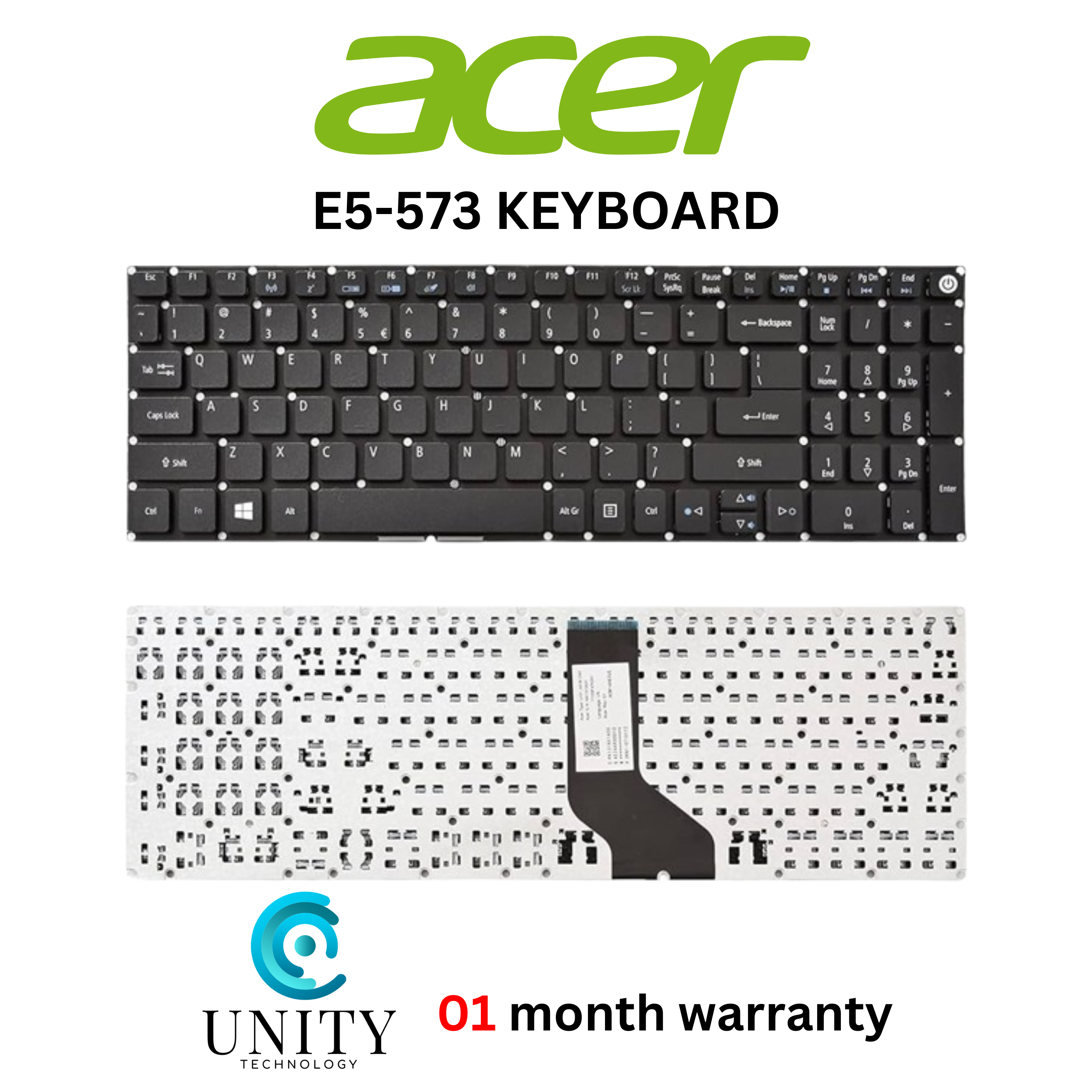 Acer Aspire E5-523 E5-532 E5-573 E5-574 E5-575 E5-722 E5-752 E5-772 E5-773 E5-774 F5-573G V3-574 VN7-572G Series laptop keyboard