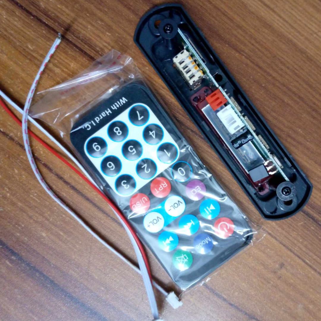 Car MP3 Decoder Board 5V 12V Bluetooth Car MP3 Amplifier USB FM TF R-adio Audio Module Music Speaker 3.5mm TF Card AUX DIY Remote Control MP3 Decoder. 