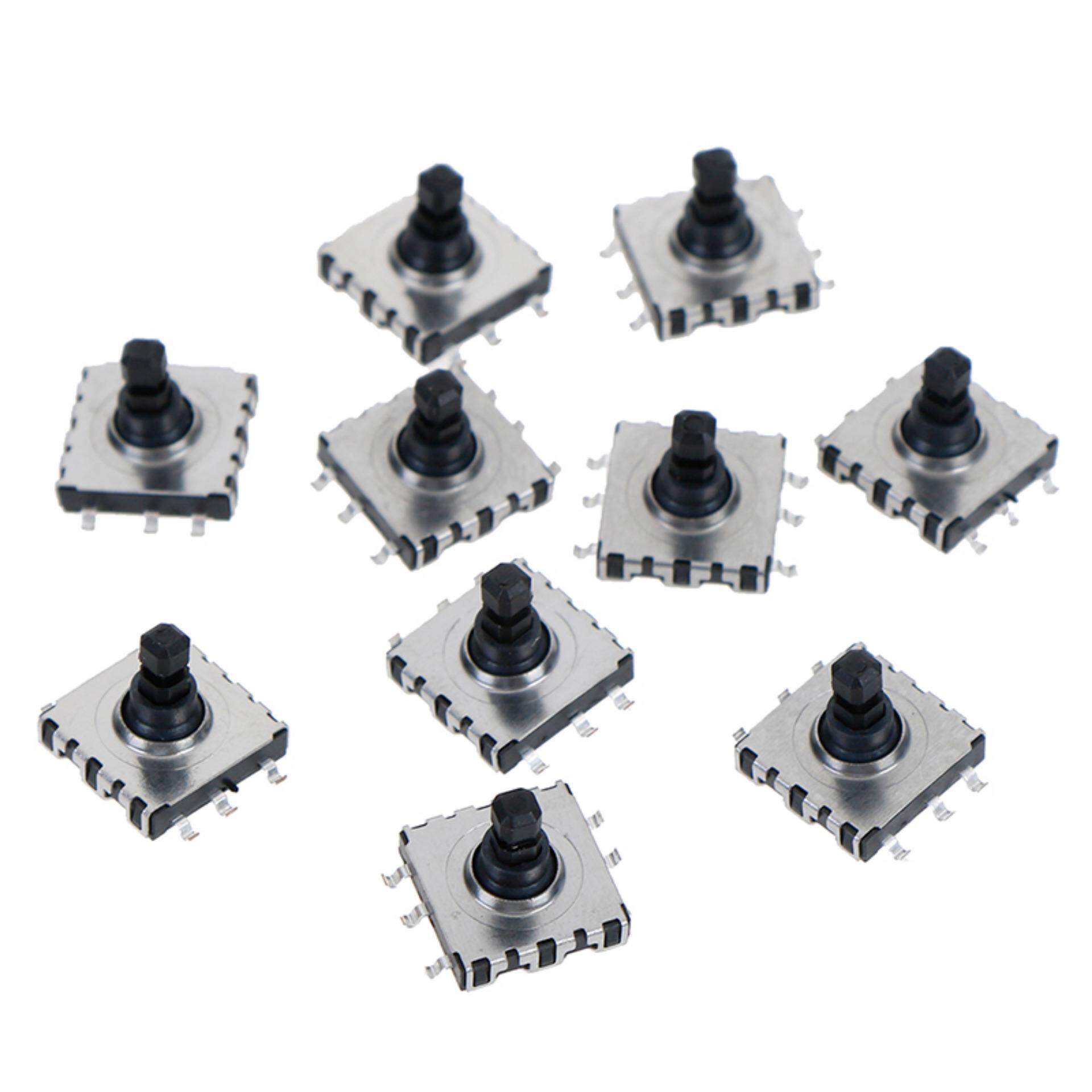 10pcs 5 Five Way Switch 10 * 10 * 9mm Multi Direction Switch Touch Reset Button. 