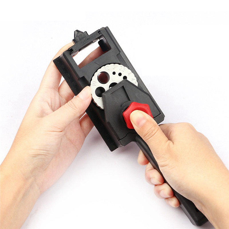 Pocket Hole Fixture Kit 10-Hole Woodworking Punch Locator Limit is Suitable for Most Pin Drilling Operations. Easy Install Easy to Use. 