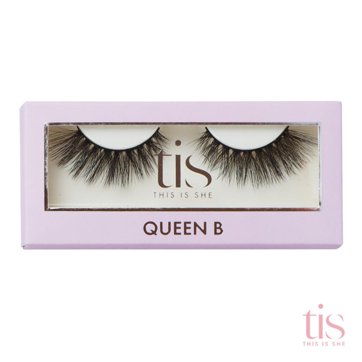 TIS Queen B Eyelashes from Classic collection - Premium quality Eye lashes-1 pair lash in each box - By Canadian Brand This is She