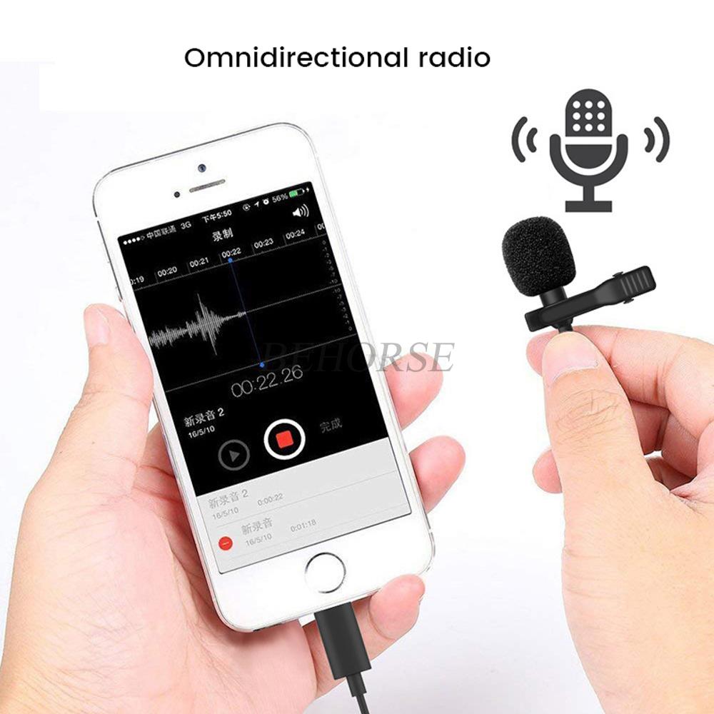 Type-c Lavalier Microphone For DJI OSMO Pocket 3/Action 2/Action 3/Action 4 High Sound Quality Audio Cable Adapter Accessories. 