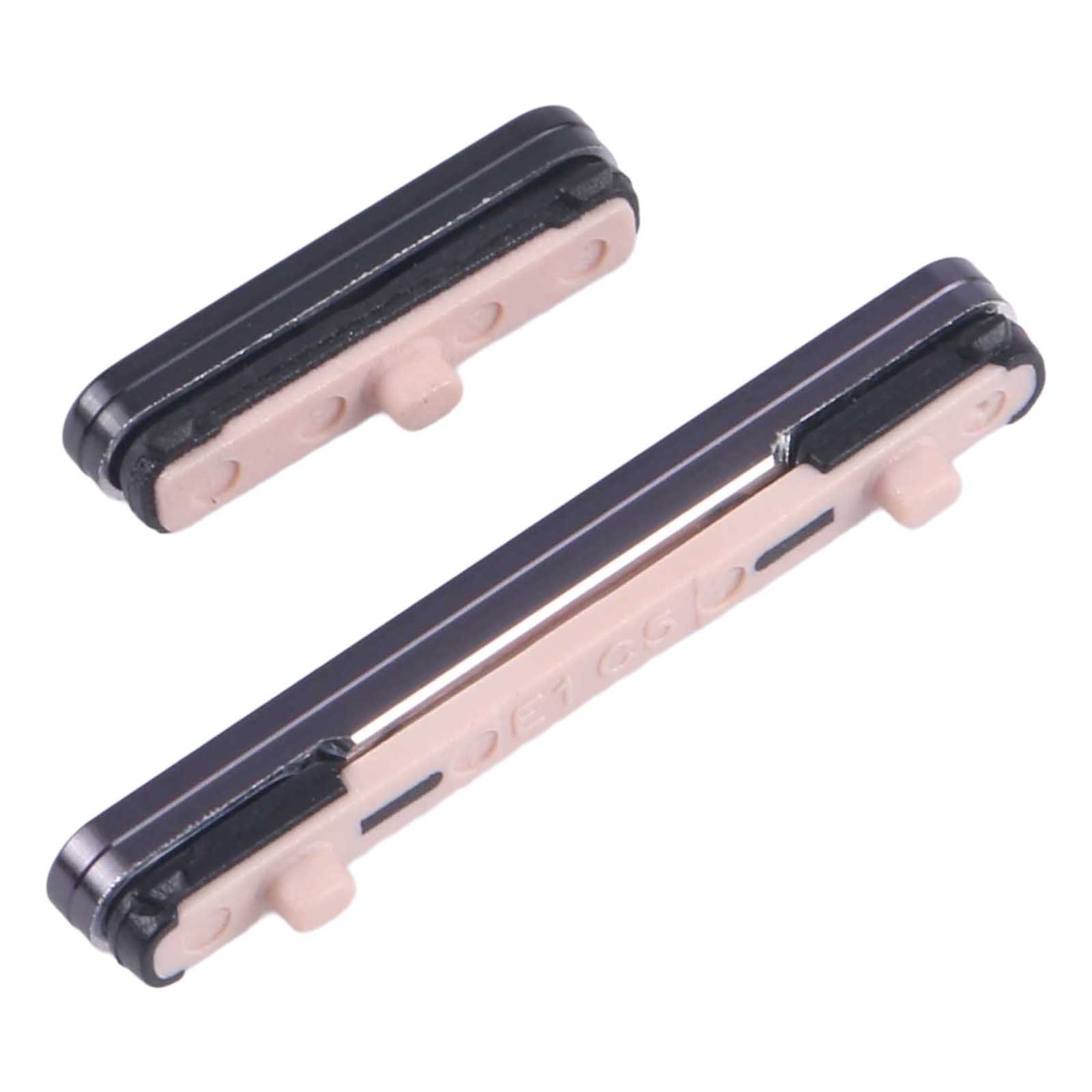 For Samsung Galaxy S24 SM-S921B 10pcs Power Button and Volume Control Button (Black). 