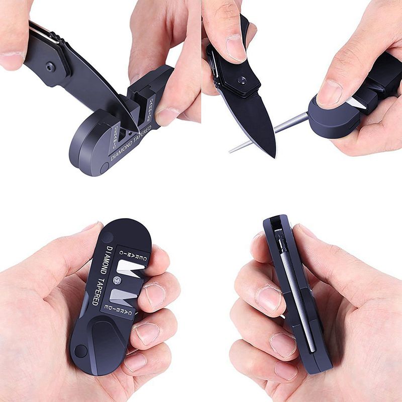 Recommended Products Portable Mini Knife Multifunction Sharpener, Steel Outdoor EDC Mini Tool Sharpener. 