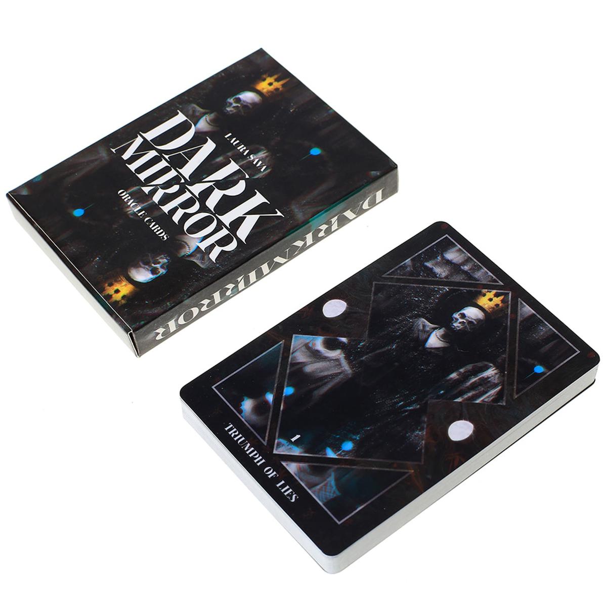 【happy one】44 Pcs Oracle Dark Oracle cards Oracle Card Board Deck Games Palying For Party