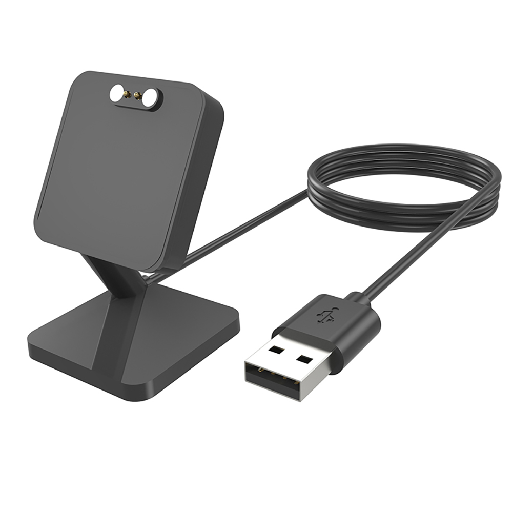Smart Watch Charging Bracket Watch Charger USB Cable Lightweight Watch Charger Stable Dock Bracket Portable Charging Desktop Holder Compatible For QCY Watch GTC WA22GTCA. 