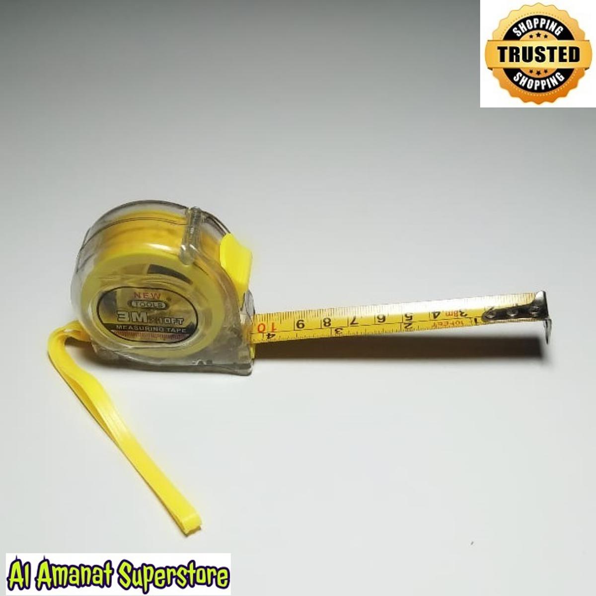 Measuring Tape 3 Meter / Measurement Tape / Glass Tape 10 Feet / ১০ ফিট মেজারমেন্ট টেপ