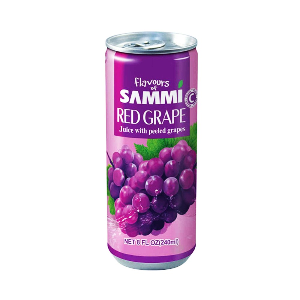 Red Grape Juice Drink Can 240ml. 