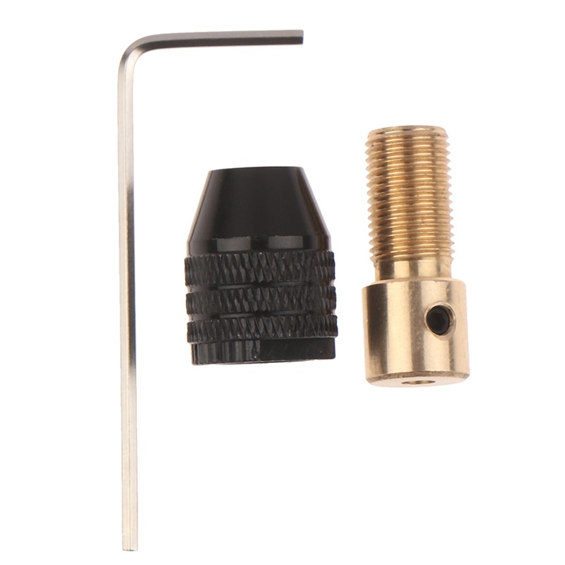 Universal Drill Bit Adapter Electric Drill Chuck Tool Set Universal Hexagon Handle Round Handle Three-jaw Screwdriver Screwdriver Adapter 0.3-3.5mm. 