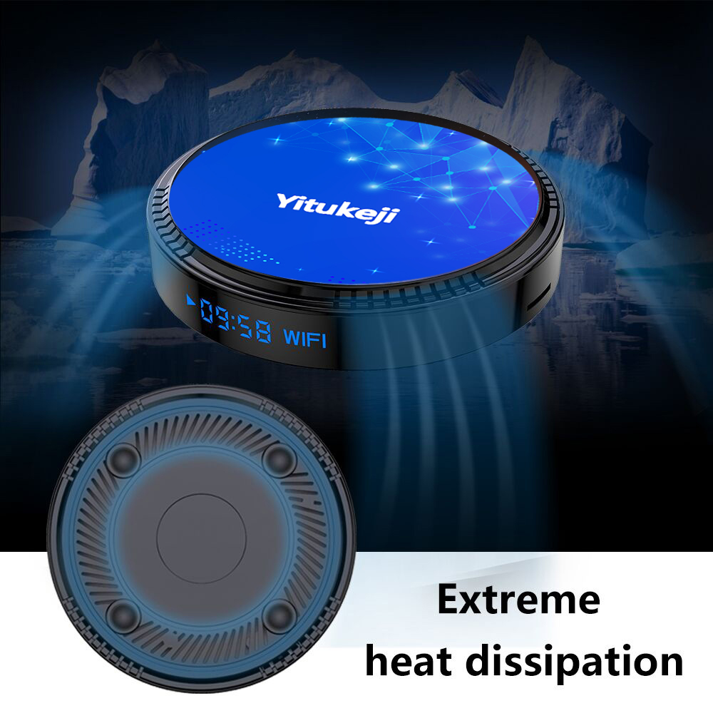 Yitukeji W2 PLUS Android 11 TV Box Amlogic S905W2 2.4G 5G Wifi BT 4K 64G 32G 16G. 