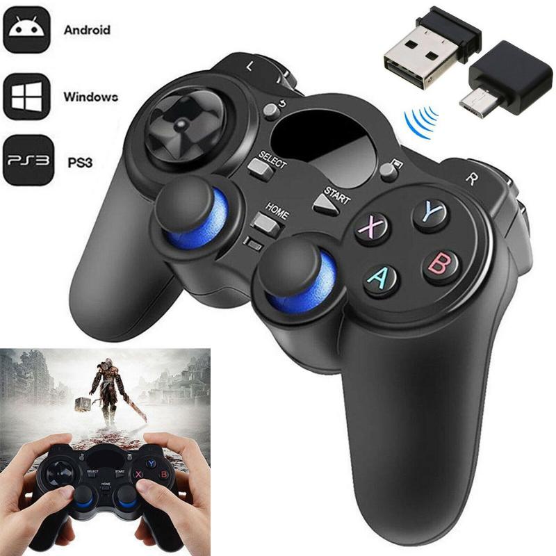 Wireless Joystick Gamepad PC Game Controller Wireless Gamepad  2.4G Game Controller Joystick Games Wireless Gamepad. 