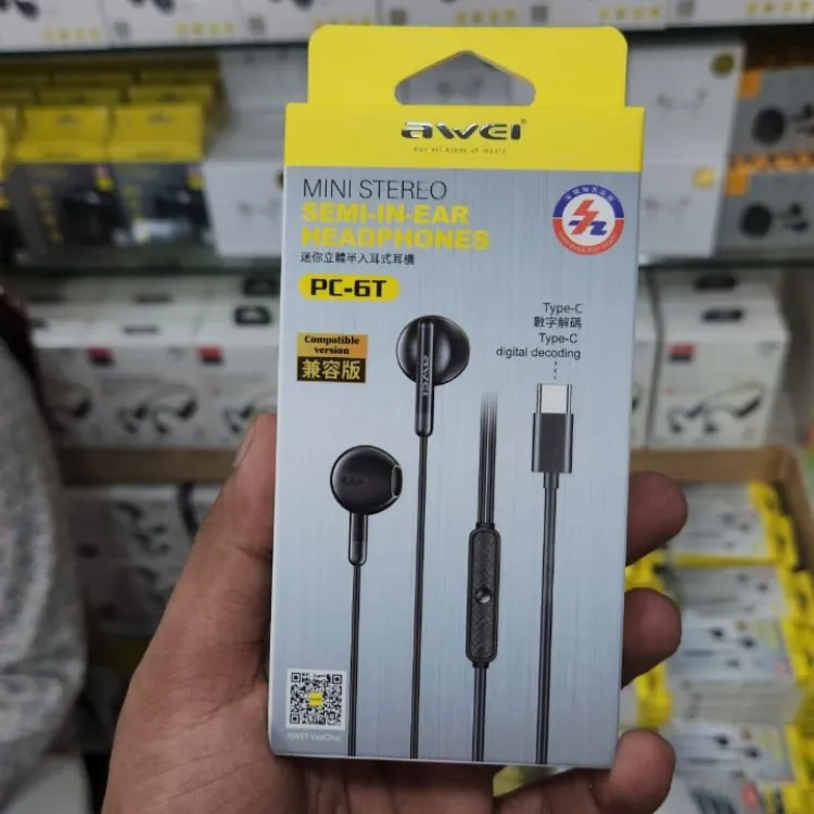 Awei type c discount earphones