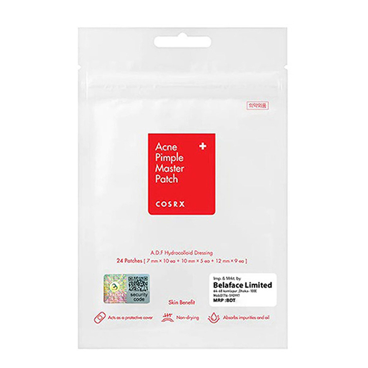 Cosrx Acne Pimple Face Mask Master Patch- 24 Patch