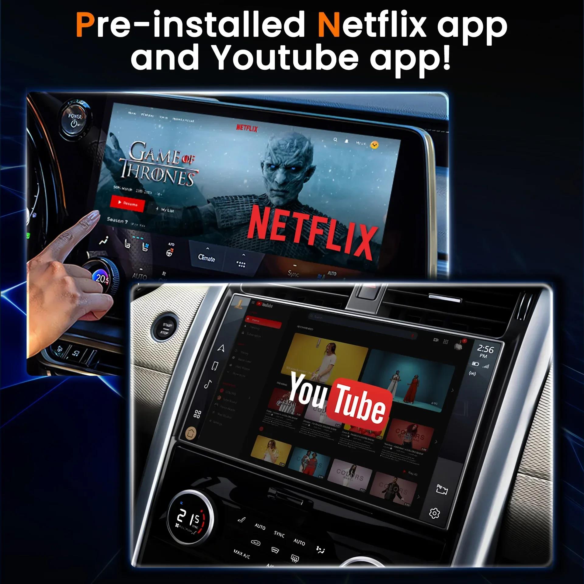 2024 Smart Mini Ai Box 2+32GB Android 13 Support Netflix YouTube Wireless CarPly Suitable for 99% of cars with wired Carplay. 