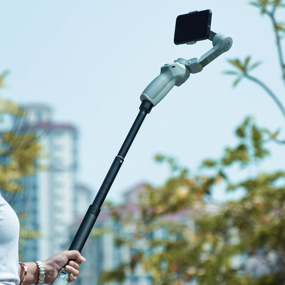 Telescopic Extension Rod for DJI OM 4 Osmo Mobile 3 2/Insta360 ONE X2/3 Phone Tripod Stand Selfie Stick Stabilizer Accessories. 
