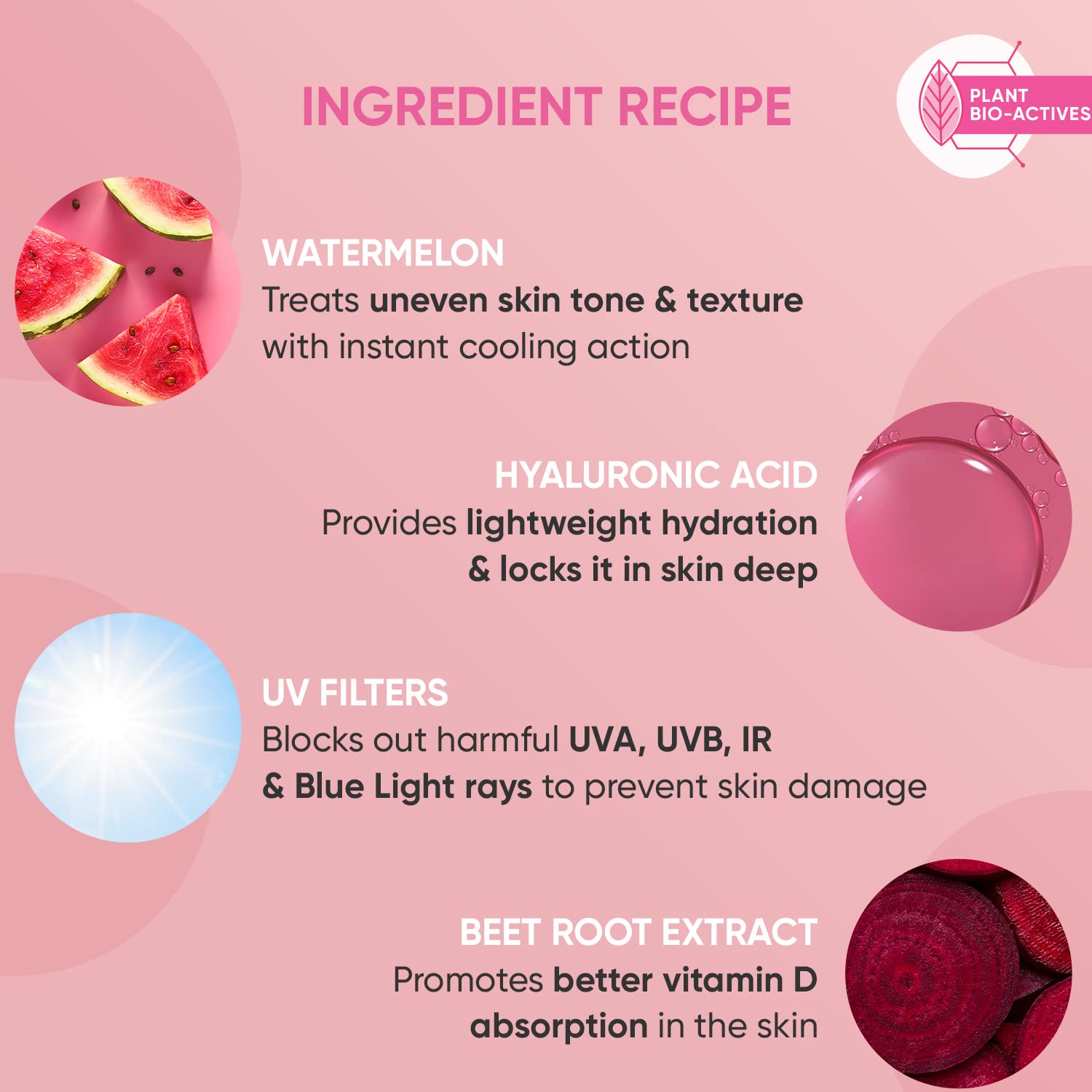 Dot & Key Watermelon Hyaluronic Cooling Sunscreen SPF 50 PA+++ -50 gram(seal open box). 