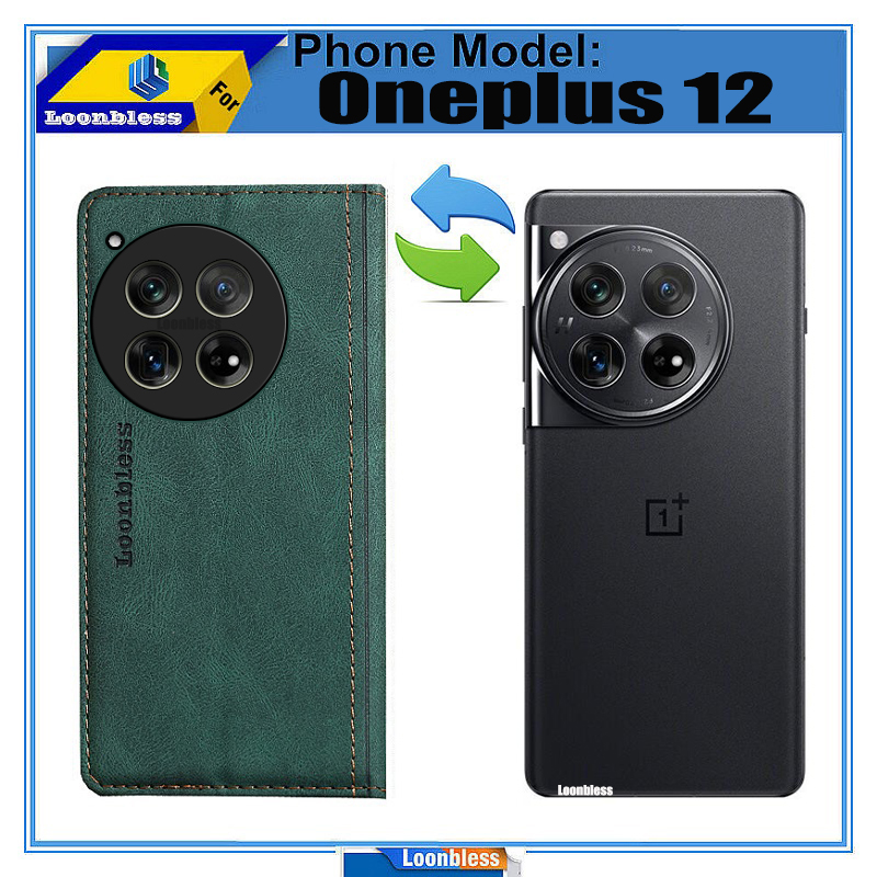 One Plus 12 case For OnePlus 12 Cover Phone Flip magnet Celular Etui OnePlus 12R Case Housing OnePlus12 12 R OnePlus12R 5G Funda. 