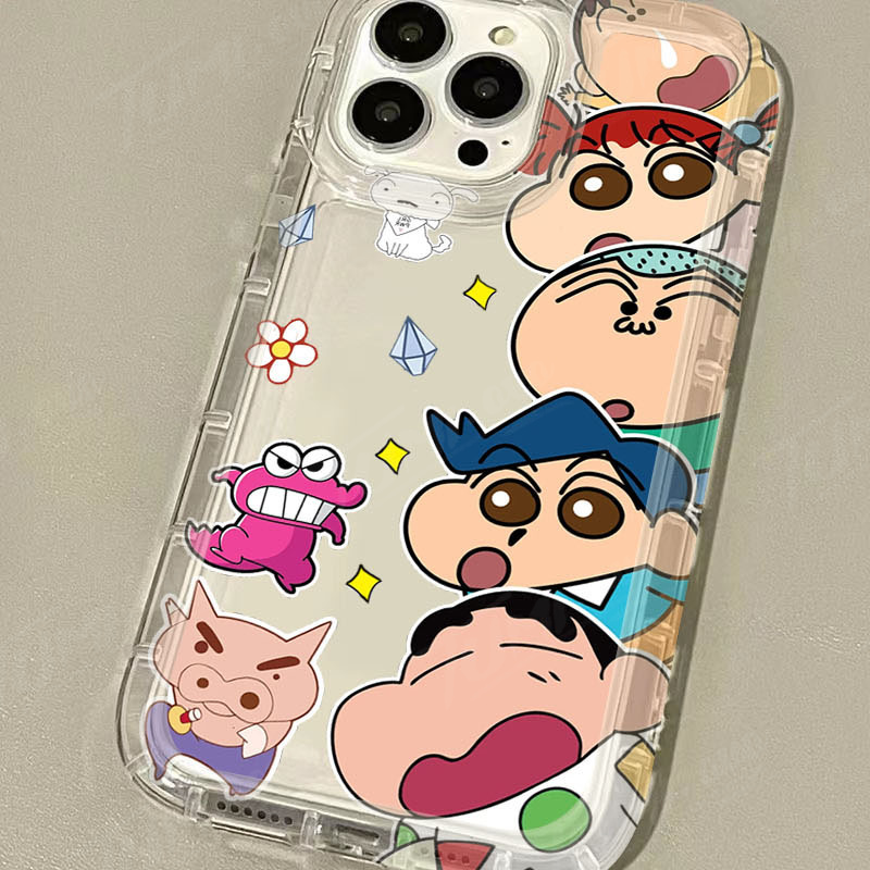 Cute C-Crayon S-ShinChan Phone Case for Samsung Galaxy A15 A55 A05 A05S A14 A24 A13 A23 A73 A12 A22 A32 A52 A52S A72 A31 A51 A71. 