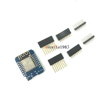 【happy one】NodeMCU Lua ESP8266 WeMos Mini WIFI Bytes Development Board Module with pcb Antenna and usb port. 