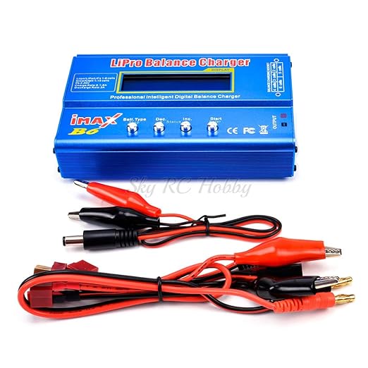 iMAX B6 80W 6A Lipo Battery Balance Charger With Power Supply Adapter EU Plug. 