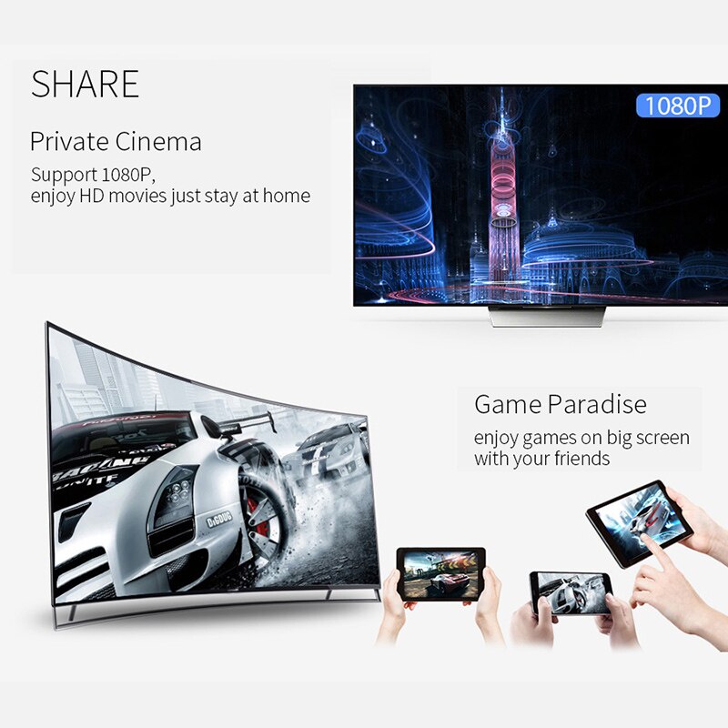 For MiraScreen TV Stick  Crome Cast HDMI-compatible  Display  For IOS Android Mirror Screen  Stick Mini PC. 