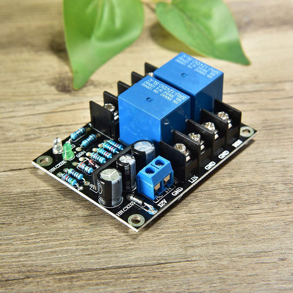 UPC1237 DC 12-24V Dual Channel Speaker Protection Circuit Board Boot Mute. 