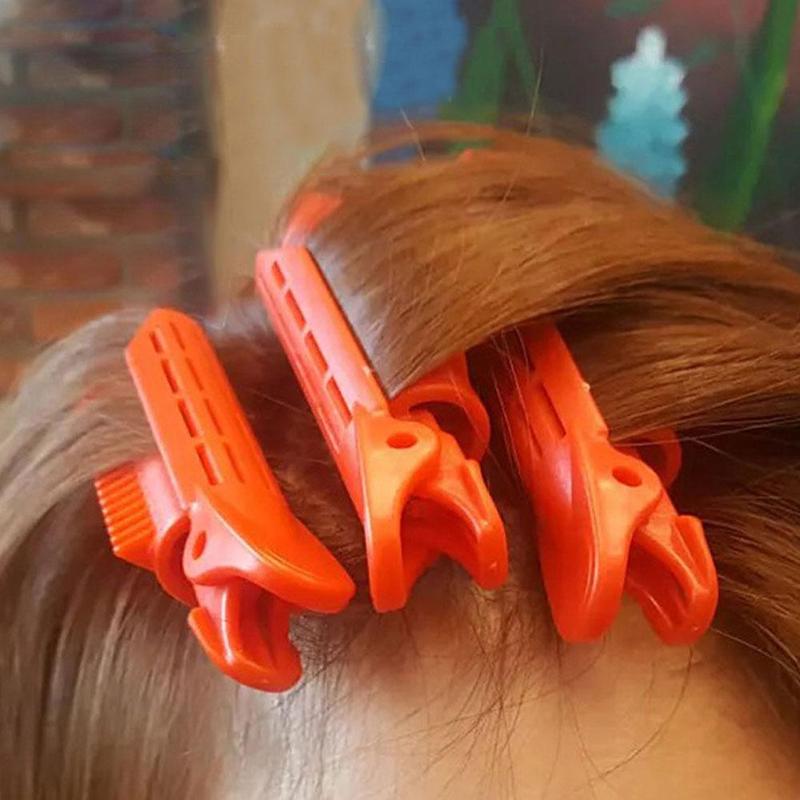 【DM bag factory Store】1Pc Hair Curler Clips Clamps Roots Perm Styling Rollers Fluffy DIY Tools Lightweight Easily Hair Part. 
