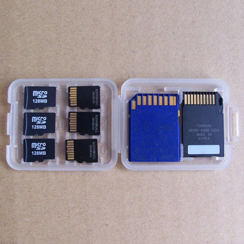 8 Slots Micro SD TF SDHC MSPD Memory Card Protecter Box Storage Case Holder. 