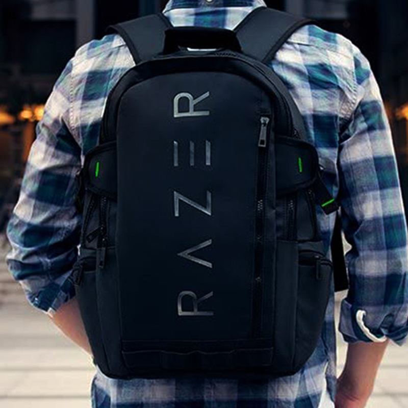 RAZER Rogue 13" Backpack V3 Compact Travel Backpack with 13" Lap-top Compartment Water Resistant Anti-Wrinkle Polyester Exterior Bag. 