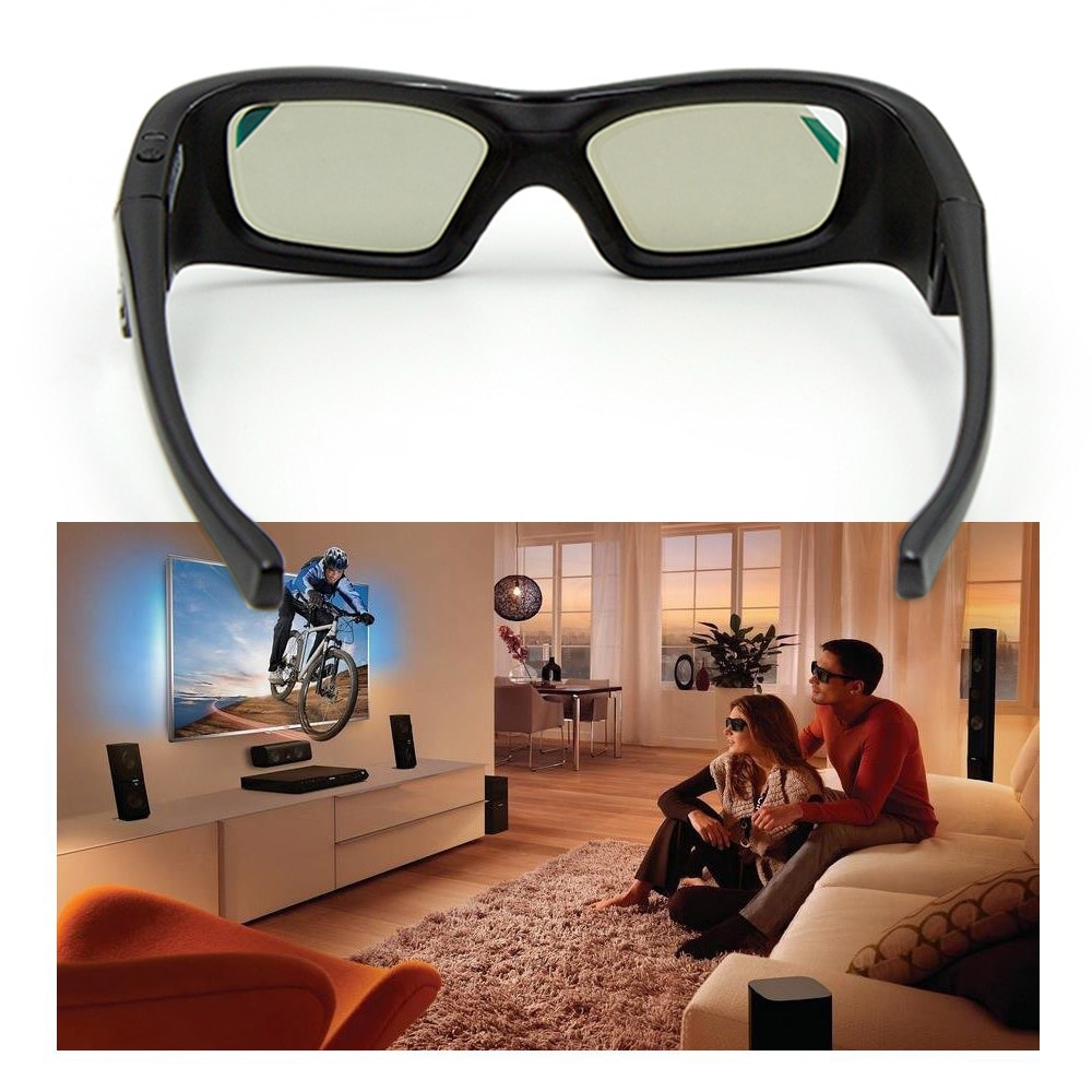 GL410 3D Glasses for Projector Full HD Active DLP Link for Optama Acer BenQ ViewSonic Sharp Dell DLP Link Projectors 3D glasses. 