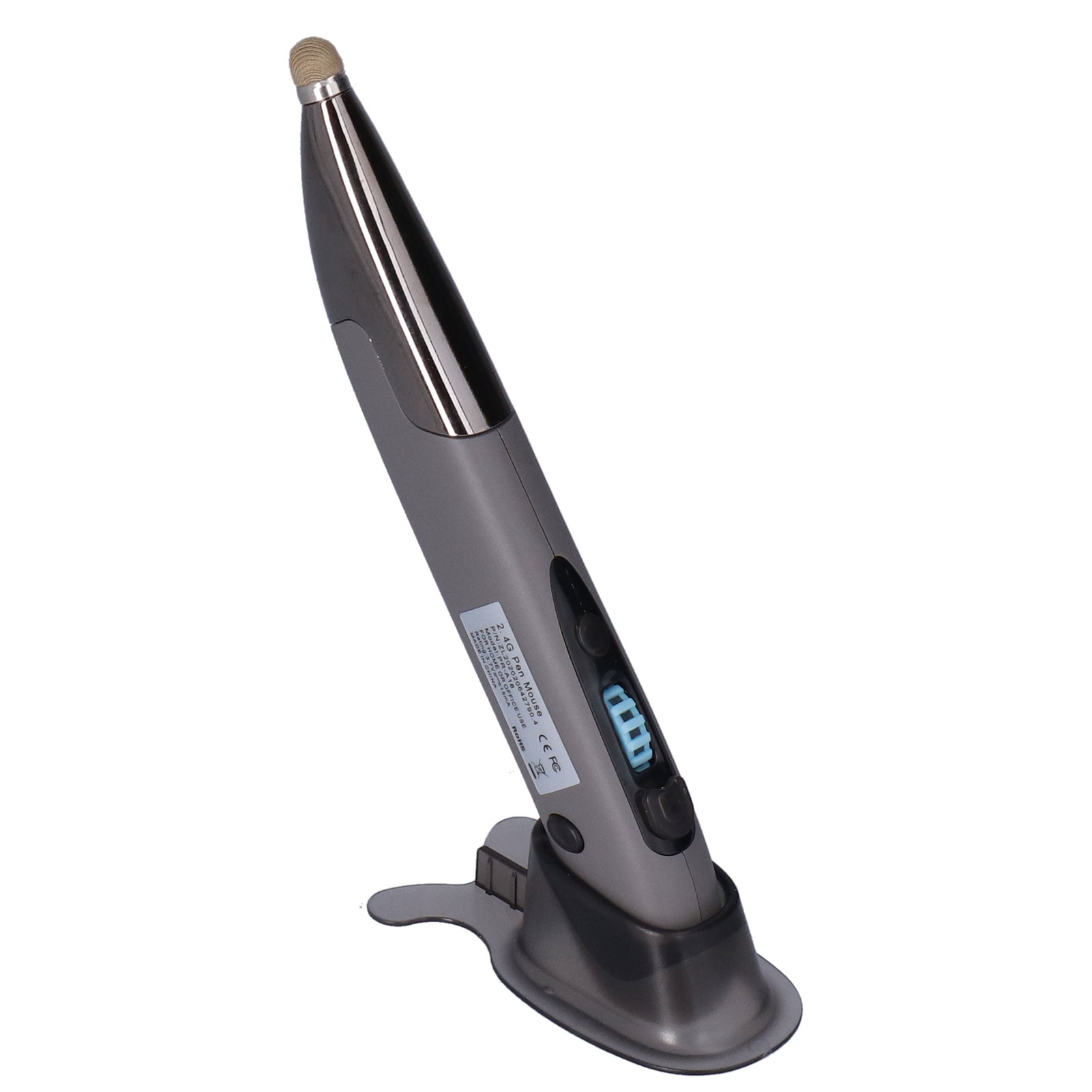 Mouse Pen Wireless 2.4GHz Creativity Extremely Handover Computer Stylus for PC LaptopGrey