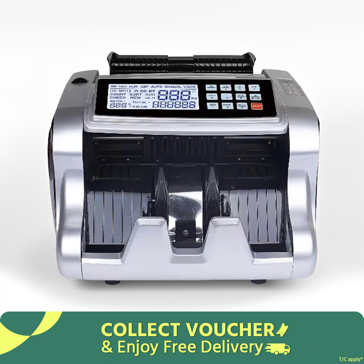 KINGTON AL 6600 Money Counting Machine with Fake note detector. 