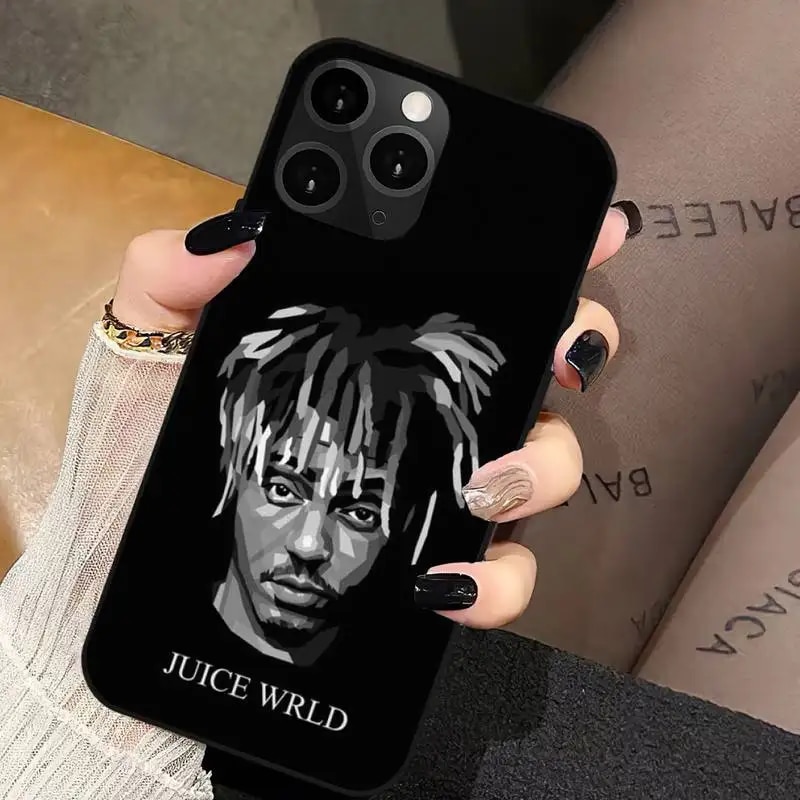 Rapper Juice WRLD Phone Case For iPhone 11 12 Mini 13 14 PRO XS MAX X XR 6 7 8 Plus Shell. 