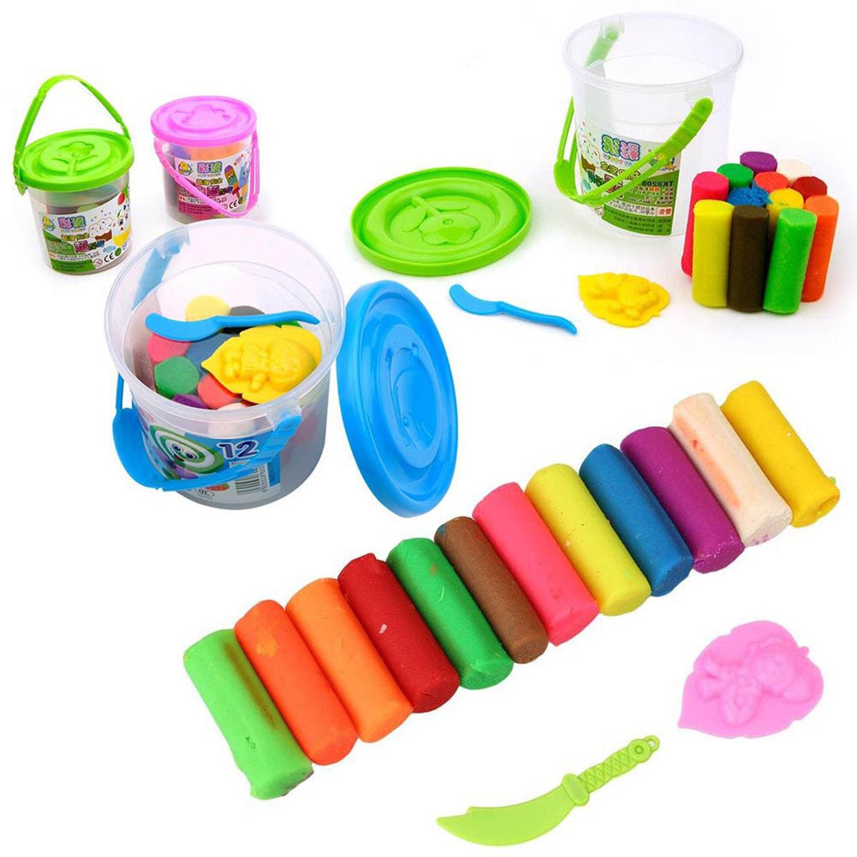 【happy one】12 Colors/Barrel Modeling Clay DIY Malleable Play Child Toy YH-17