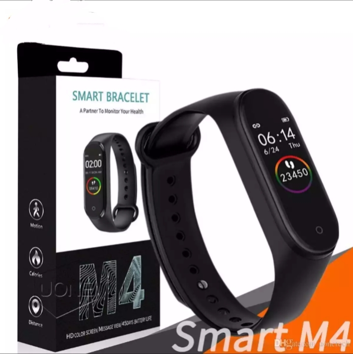M4 Pro- Smart Band Fitness Tracker Watch Sport Bracelet Heart rate Blood  Pressure etc Smartband Monitor Health Wristband Fitness Tracker smartWatch:  Buy Online at Best Prices in Bangladesh | Daraz.com.bd